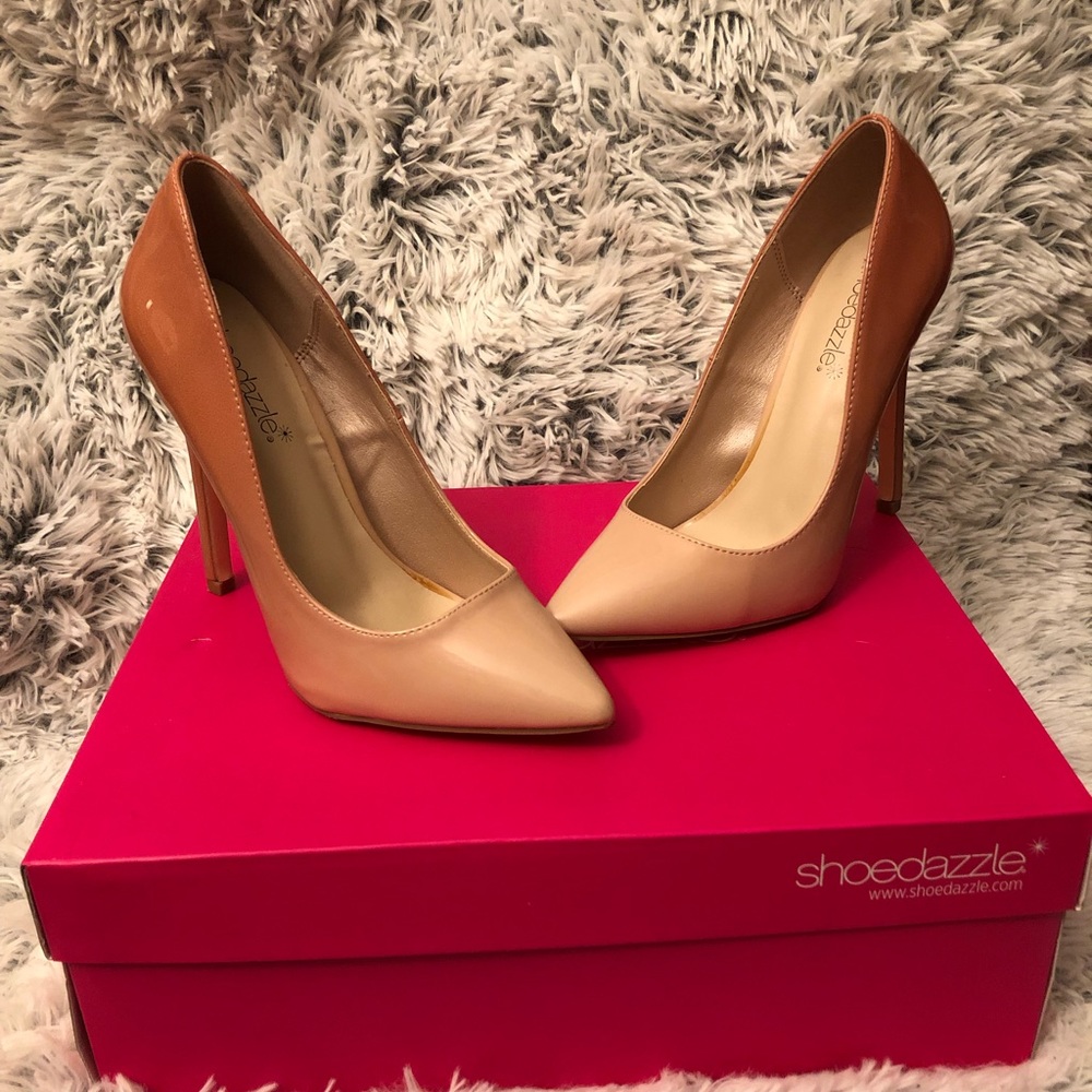 Shoedazzle ombre heels size 6